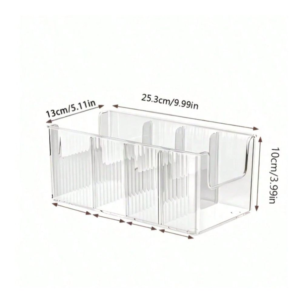 1pc Large 4-Compartment Transp - Nutrition & Fitness Hub Photos recension och pris