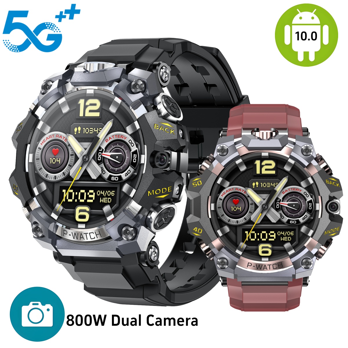 Q668 Smartwatch Android 10.0 1 - Nutrition Gym recension och pris