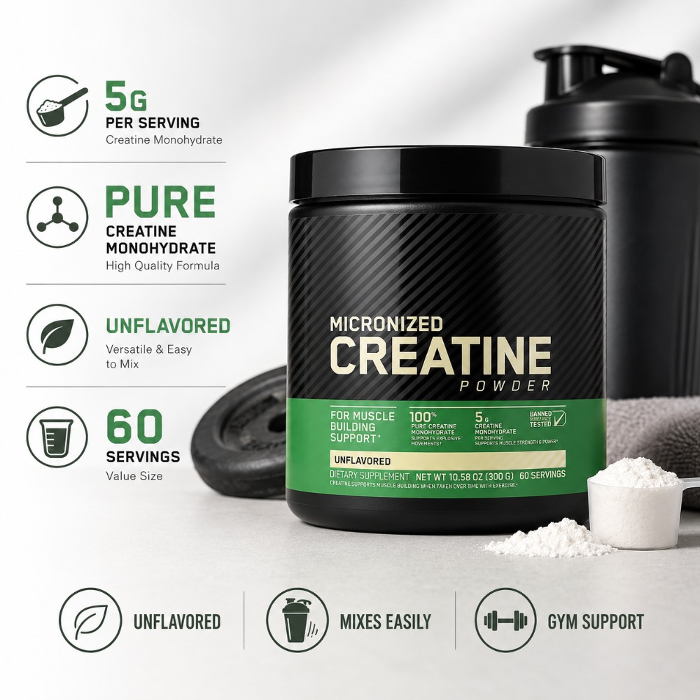 Creatine Monohydrate Powder 30 - Nutrition Gym recension och pris